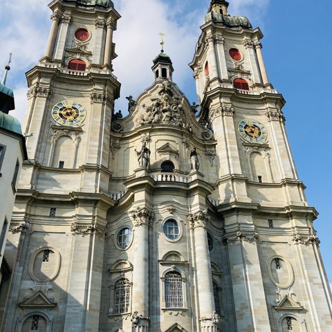 Stiftskirche St. Gallen. Vergrösserte Ansicht